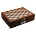 Legal Scales Personalised Hip Flask and Chess Set